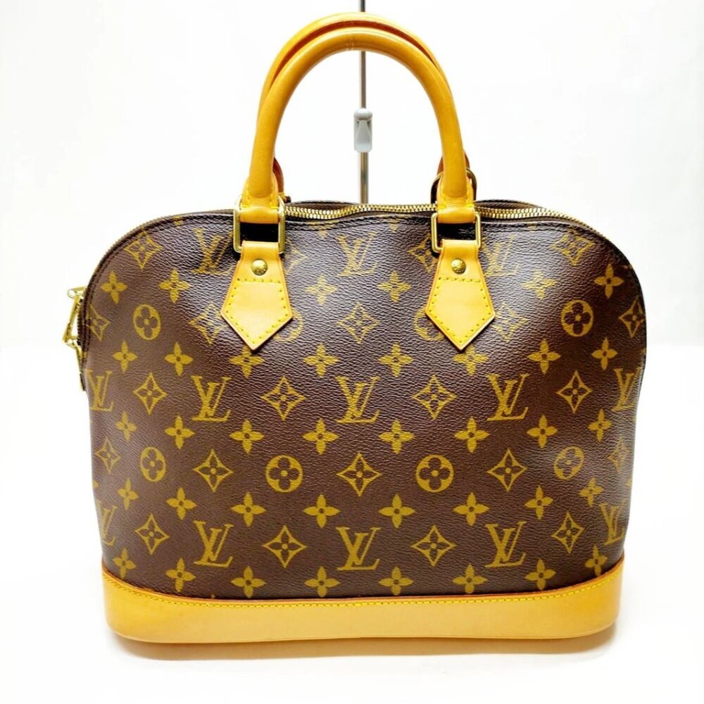 Louis Vuitton LV Hand Bag Alma Brown Monogram 700-052625